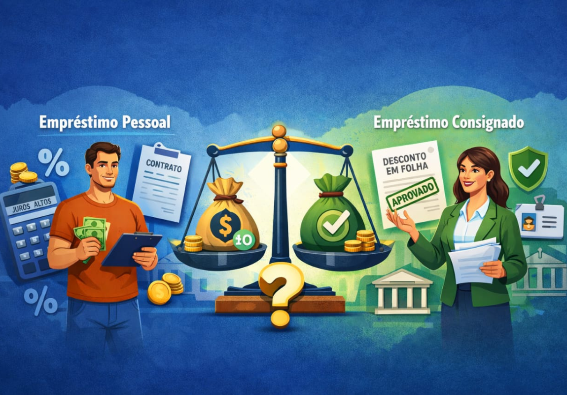 CORPO DO ARTIGO 1150X800px Diferença entre empréstimo pessoal e consignado qual o melhor