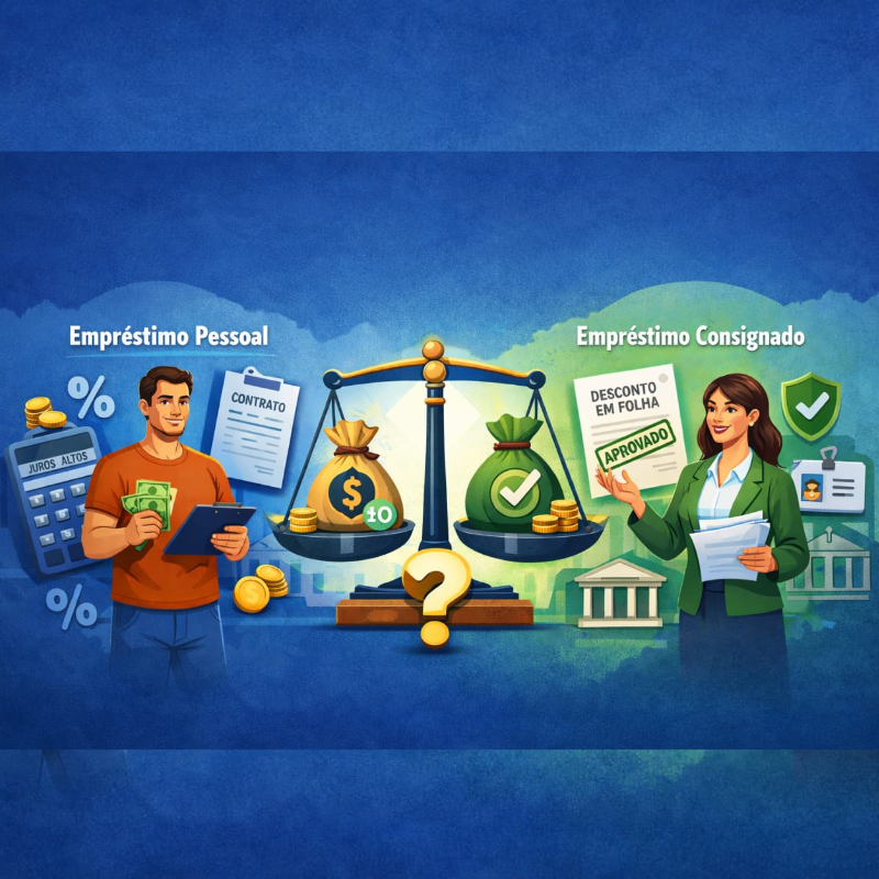 ITEM DE MENU 800x800px Diferença entre empréstimo pessoal e consignado qual o melhor