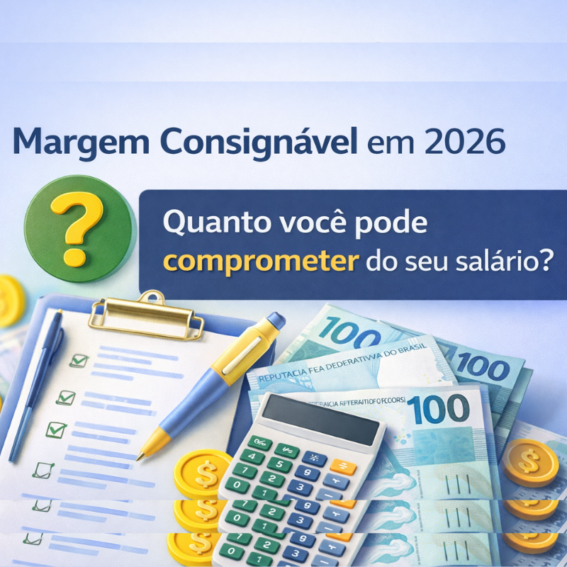 ITEM DE MENU 800x800px Margem Consignável 2026 Regras Atualizadas, Cálculo Oficial, Simulação e Como Usar Sua Margem com Inteligência